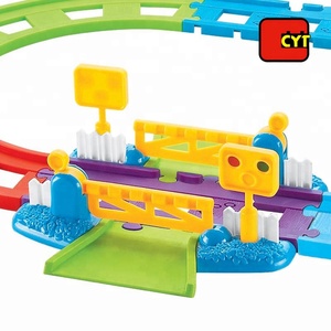 Dibujos Animados bloque <span class=keywords><strong>tren</strong></span> musical pista slot car racing conjunto <span class=keywords><strong>para</strong></span> los niños - Product Image 2