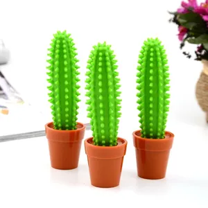 Japanese And Korean Creative Stationery Cactus Bonsai Ballpoint Pen Cute Fashion Office Supplies Desk Pen