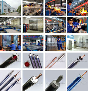 Ihracat çin malları isı boru üç hedef solar su ısıtıcısı - Product Image 4