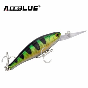 ALLBLUE Leurres de pêche flottants Shad Minnow 60mm 7.3g Appâts artificiels 2.5M Plastique 3D Yeux Wobbler Bass Lure peche - Product Image 4