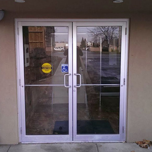 Estilo Europeo Puerta de aluminio con vidrio, el reemplazo ideal de la puerta de madera - Product Image 4