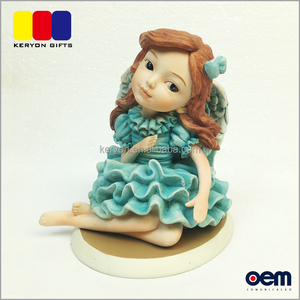 <span class=keywords><strong>Jolie</strong></span> Résine Artisanat Filles Figurines Faveurs Décoration Petite Fille <span class=keywords><strong>Jardin</strong></span> Statues - Product Image 1