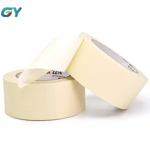 原装低价工厂批发2214橡胶纸遮蔽胶带，用于轻型固定或捆绑应用