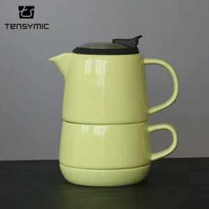 新到货中国陶瓷茶壶，带不锈钢过滤器
