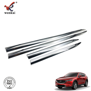 Panel de puerta lateral cromado Abs de alta calidad, moldura de carrocería, embellecedor para <span class=keywords><strong>Mazda</strong></span> <span class=keywords><strong>2017</strong></span> KF 2018 2019, <span class=keywords><strong>accesorios</strong></span> para coche - Product Image 2