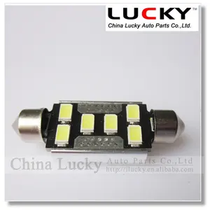 Super brillante led del adorno T10 6smd 5630 12 v led auto bombillas