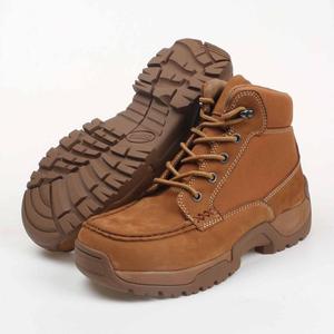 Zapatos de seguridad para trabajo con punta de acero para hombre táctico de cuero genuino a buen precio de alta calidad - Product Image 3