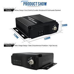 Système de caméra embarquée DVR pour <span class=keywords><strong>voiture</strong></span> et bus, format mini, carte SD, 4G WIFI, GPS, suivi, 4 canaux, 1080p, système vidéo mobile pour flotte de véhicules - Product Image 3