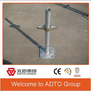 Bạc sơn điện mạ kẽm nặng vít giàn giáo điều chỉnh cơ sở jack - Product Image 5