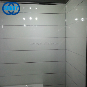Paneles <span class=keywords><strong>de</strong></span> Pared Húmedos Blancos Brillantes, Revestimiento <span class=keywords><strong>de</strong></span> <span class=keywords><strong>PVC</strong></span> para Techo, Revestimiento <span class=keywords><strong>de</strong></span> Cocina, Baño y <span class=keywords><strong>Ducha</strong></span> - Product Image 3