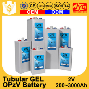 Cina Pabrik Penjualan Langsung 2V 1500Ah Piring Orient Tinggi Asam Hi Power Tubular GEL OPzV Battery - Product Image 2