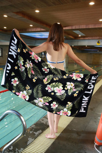Serviette de plage jetable en coton 100% personnalisée à séchage rapide, <span class=keywords><strong>poncho</strong></span> compressé pour adultes, motifs sportifs jacquard, pour la maison, le <span class=keywords><strong>bain</strong></span>, la natation - Product Image 4