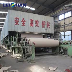 Leizhan Fourdrinier 2400mm única cara ondulada papel máquina para venda