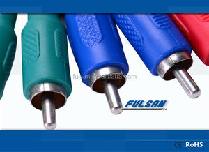 Plaqué or 3 RCA à 3 RCA Câble Audio et Vidéo pour DVD et MAGNÉTOSCOPE - Product Image 2