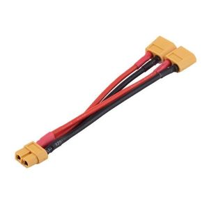 XT60 <strong>Parallel</strong> Y <strong>Harness</strong> Connector Male to Female Wiring Adaptor for Tamiya RC Truck Slash 4x4 Toys and Hobbies - Product Image 2