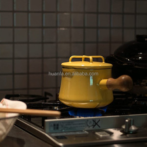 Men Sữa Pan, Mini Bơ Ấm Hơn, Saucepan Pan Đồ Nấu Nướng Với Tay Cầm Bằng Gỗ - Product Image 3