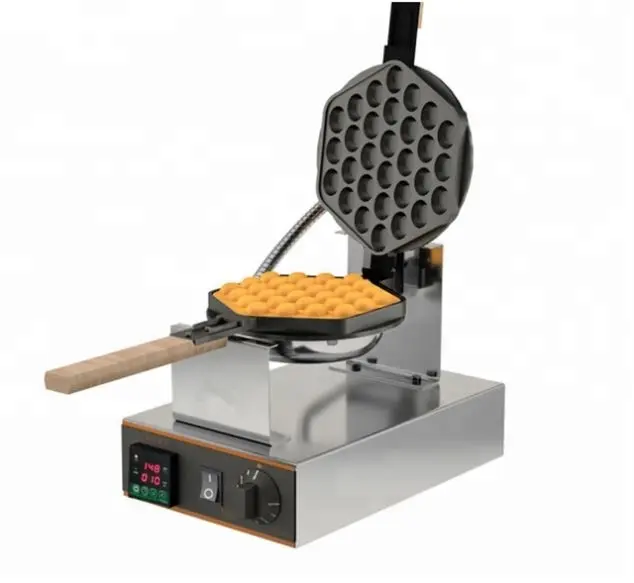 Profesyonel kabarcık yumurta Waffle makinesi makinesi/elektrikli waffle makinesi kek yapma makinesi ile toptan