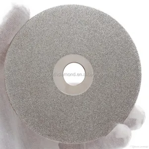 Electroplated klappe disc für stein abrasive polieren 3000 grit 10 zoll 250 mm diamant schleifen disc für edelsteine