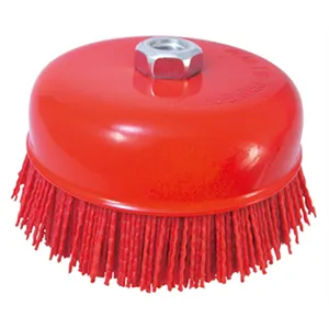 NYLON ABRASIVE FILAMENTCUP BRUSH FOR ANGLE GRINDERS