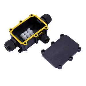 4-8/6-11mm Plastic Waterproof IP68 Junction Box for Electrical Industry Cable Glands with Terminal Block