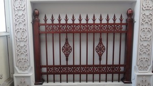 Bahçe <span class=keywords><strong>cast</strong></span> alüminyum çit, anodize alüminyum çit - Product Image 6