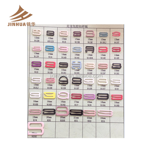 Tùy chỉnh nylon tráng O Ring trượt Áo ngực slide và kim loại áo ngực móc móc nối Bikini Đồ bơi Nhẫn - Product Image 5