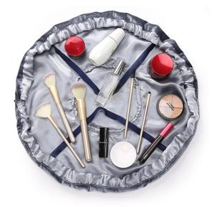 Fabrication En Gros Personnalisé <span class=keywords><strong>velours</strong></span> maquillage sac en satin cordon sac de faveur - Product Image 6