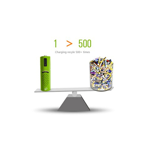 최고 학년 원래 연속성 충전식 Usb 배터리 AA AAA usb 케이블 - Product Image 6