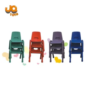 Chaise avec pied en fer en plastique, meubles pour enfants, école, pépinière