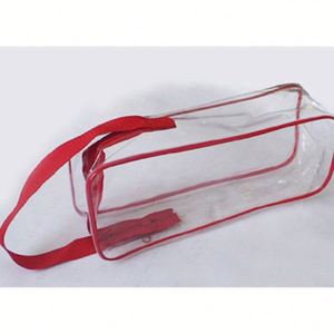 Sacs à main transparents approuvés pour les stades, sacs à main en plastique transparent, sacs à main pour femmes, cosmétiques pour le bain et le corps, trousse de maquillage avec poignée - Product Image 6