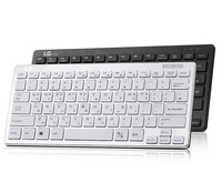 Keyboard sunyi, ramping Mini kabel datar profil rendah 87 tombol