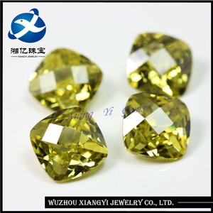 Factory Wholesale Natural 13mm square Checkerboard champagne Necklace Wedding <strong>Synthetic</strong> <strong>Diamond</strong> Jewellery <strong>Machine</strong> <strong>Making</strong> - Product Image 4