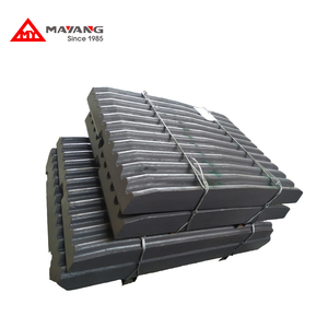 Mâchoire fixe et mobile de plat de mâchoire <span class=keywords><strong>d</strong></span>'<span class=keywords><strong>acier</strong></span> au manganèse élevé durable pour le broyeur de mâchoire - Product Image 3