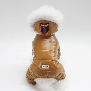 2022 new cute design super warm <strong>dog</strong> <strong>coat</strong> <strong>waterproof</strong> four <strong>legs</strong> <strong>dog</strong> jumpsuit <strong>coat</strong> clothes winter pet clothes - Product Image 5