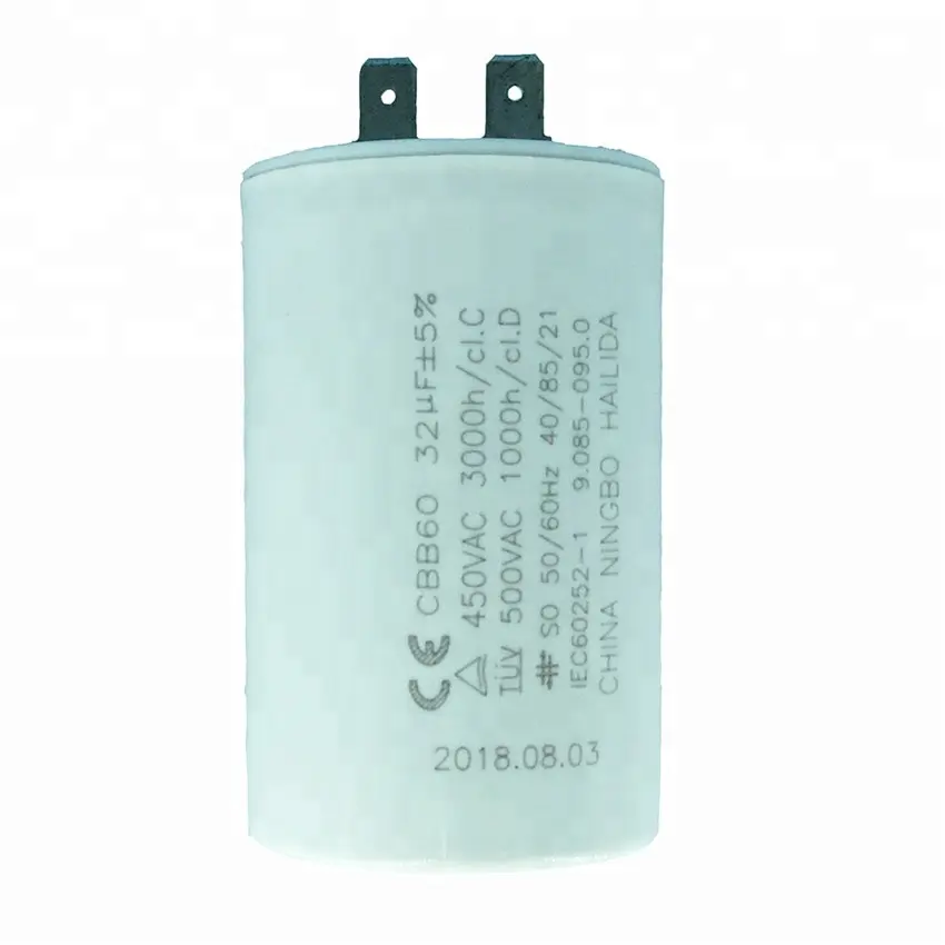 32uf condensateur 450v cbb60 pour pompe à eau 450vac