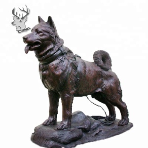 Escultura de bronce <span class=keywords><strong>Balto</strong></span> para <span class=keywords><strong>perro</strong></span>, decoración del hogar, tamaño real, a la venta - Product Image 1
