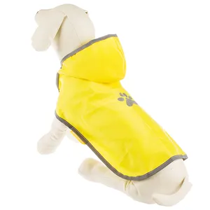 Bán Buôn Nhà Máy Nhà Sản Xuất Không Thấm Nước Mèo Áo Khoác Lớn Pet Dog Mưa Coat Áo Mưa Cho Chó