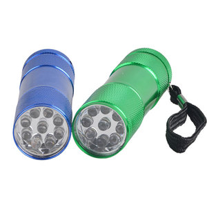 Thường xuyên pin khô 9 LEDs Mini Đèn pin xách tay sáng ánh sáng TORCH ánh sáng trắng chiếu sáng - Product Image 2