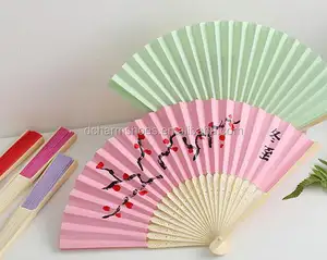 New Design Sweet Customized Your own design personalised Chinese hand paper fans