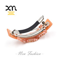 Barrettes colorées en résine strass pour cheveux, lot de 28 pièces, bijoux, orange, bleue, en plastique, accessoires pour chevelure