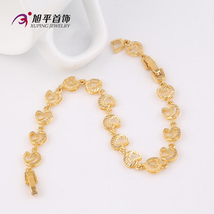 Xuping costume gioielli 24 k oro in lega di ottone a forma di cuore <span class=keywords><strong>bracciali</strong></span> per le donne - Product Image 2