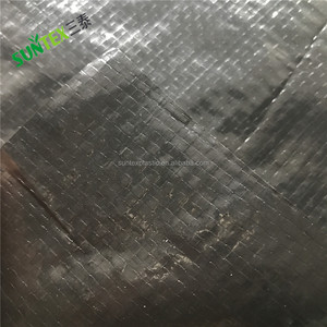 Negro 0,5mm 0,7mm tejida gran pieza de estanque de peces de material impermeable de la Geomembrana - Product Image 6