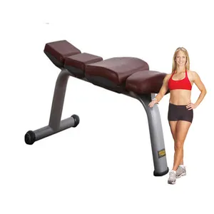 China Fitness Gym Equipment Free Weight Flat Bench Gym Device Supplier/bench with weights