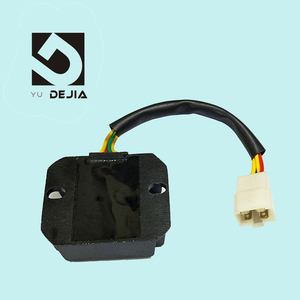 Rectificador Regulador Universal de Aluminio Negro de 12V, 4 Cables y 8 Polos DEJIA de Bajo <span class=keywords><strong>Precio</strong></span>, Calidad Clase A para <span class=keywords><strong>Yamaha</strong></span> <span class=keywords><strong>R1</strong></span>/Zongshen Lifan 1 - Product Image 4