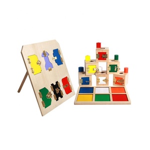 Cinese di Apprendimento Infantile di centro di apprendimento Precoce giocattoli <span class=keywords><strong>montessori</strong></span> casella di blocco bordo - Product Image 5