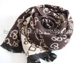 2014 new design fashion embroidery lady scarf