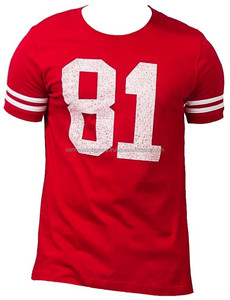 T-shirt en coton peigné pour hommes - Product Image 1