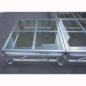 Podium de scène personnalisé, scène en verre, plancher de scène en contreplaqué pour <span class=keywords><strong>grand</strong></span> spectacle/<span class=keywords><strong>concert</strong></span> - Product Image 4