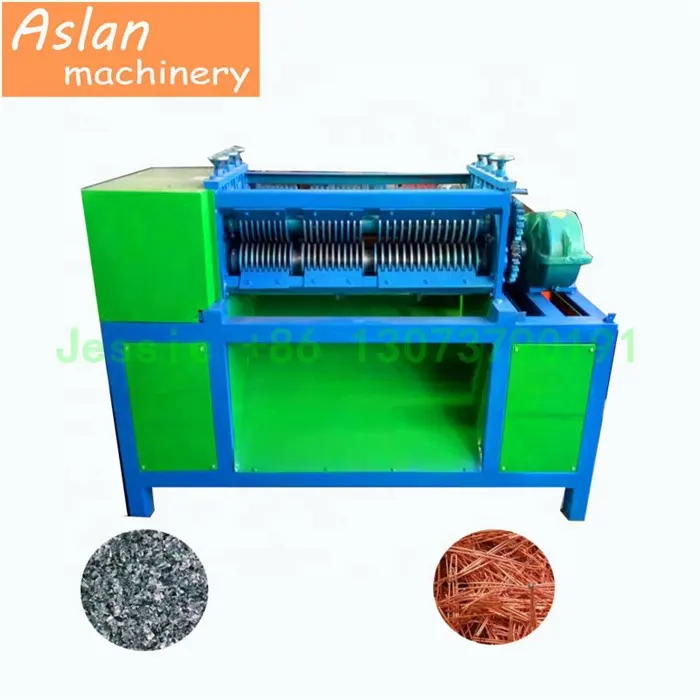 Máquina de reciclaje de radiador de residuos, separador de cobre y aluminio, máquina separadora de radiador de aluminio