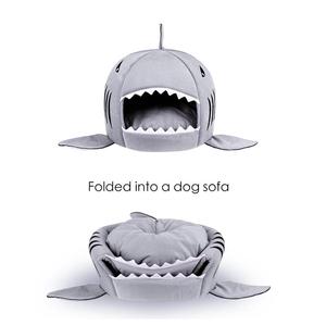 ZYZ del tiburón forma cueva cama del animal doméstico Casa del animal doméstico para el perro y el gato con el mejor precio - Product Image 4